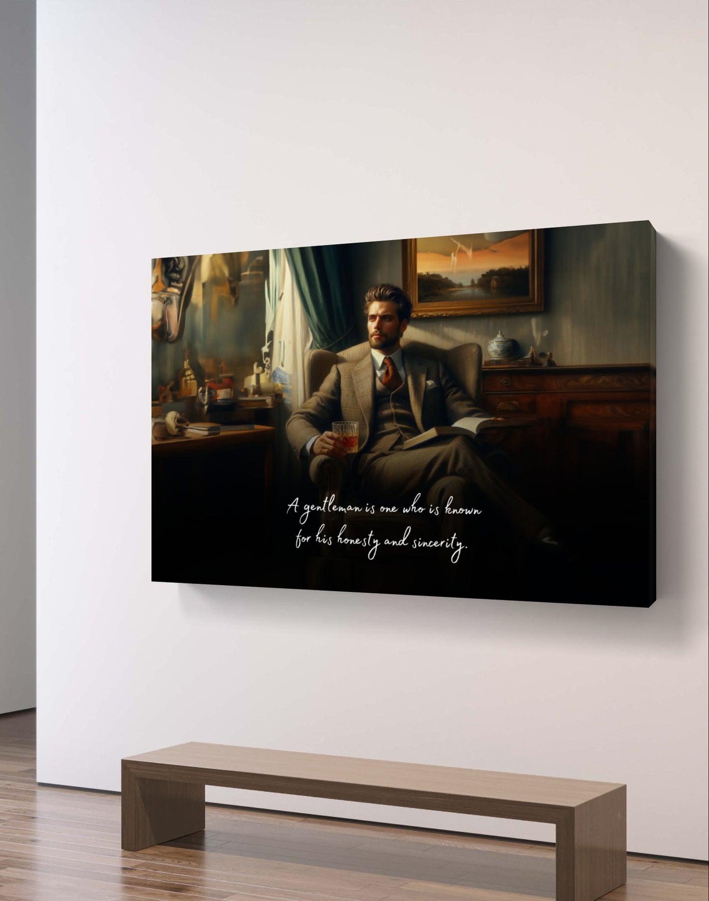 100473 A gentleman is one who is known for his honesty and sincerity.