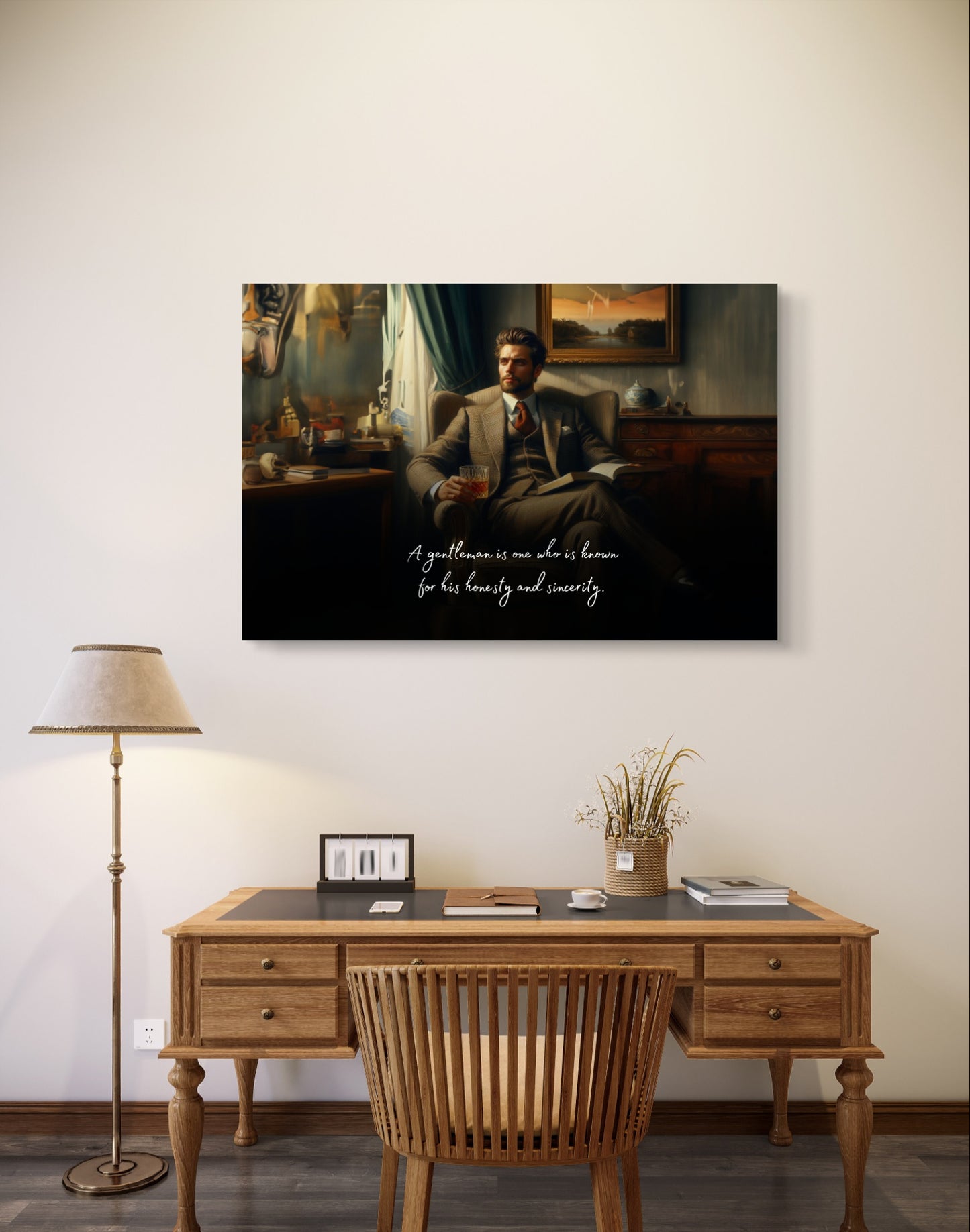 100473 A gentleman is one who is known for his honesty and sincerity.
