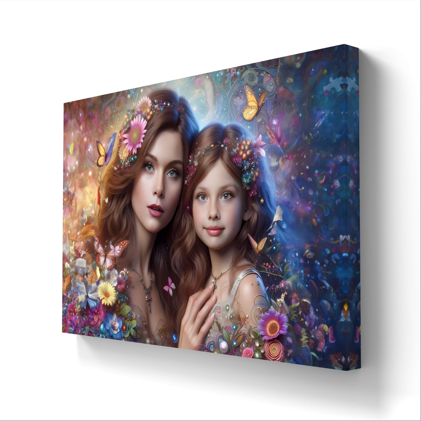 100857 LADY AND DAUGHTER