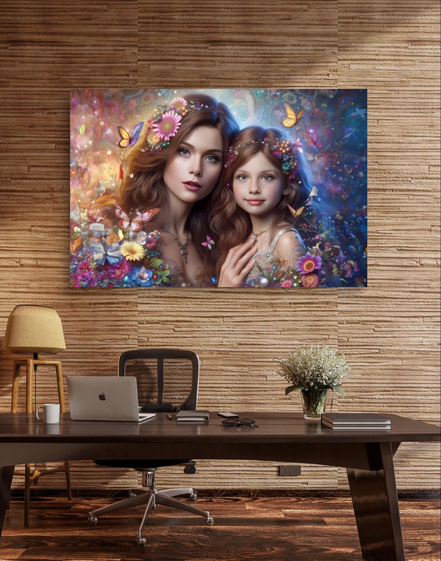 100857 LADY AND DAUGHTER