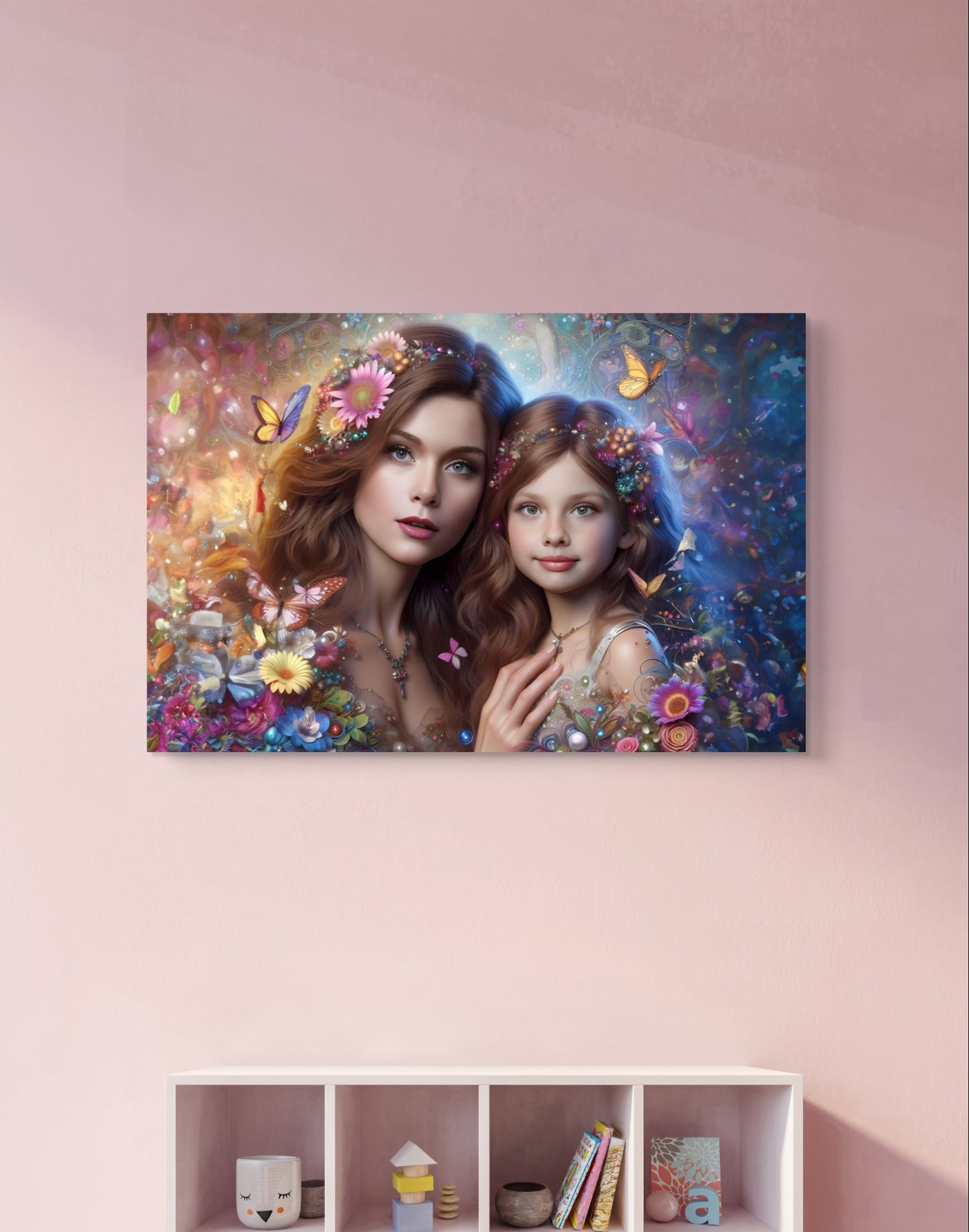 100857 LADY AND DAUGHTER