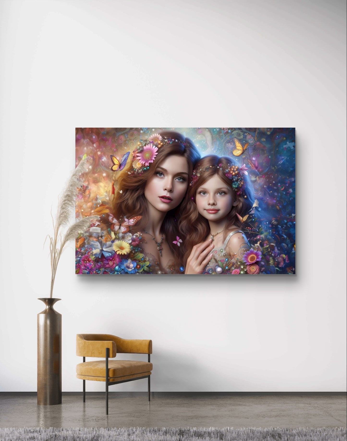 100857 LADY AND DAUGHTER
