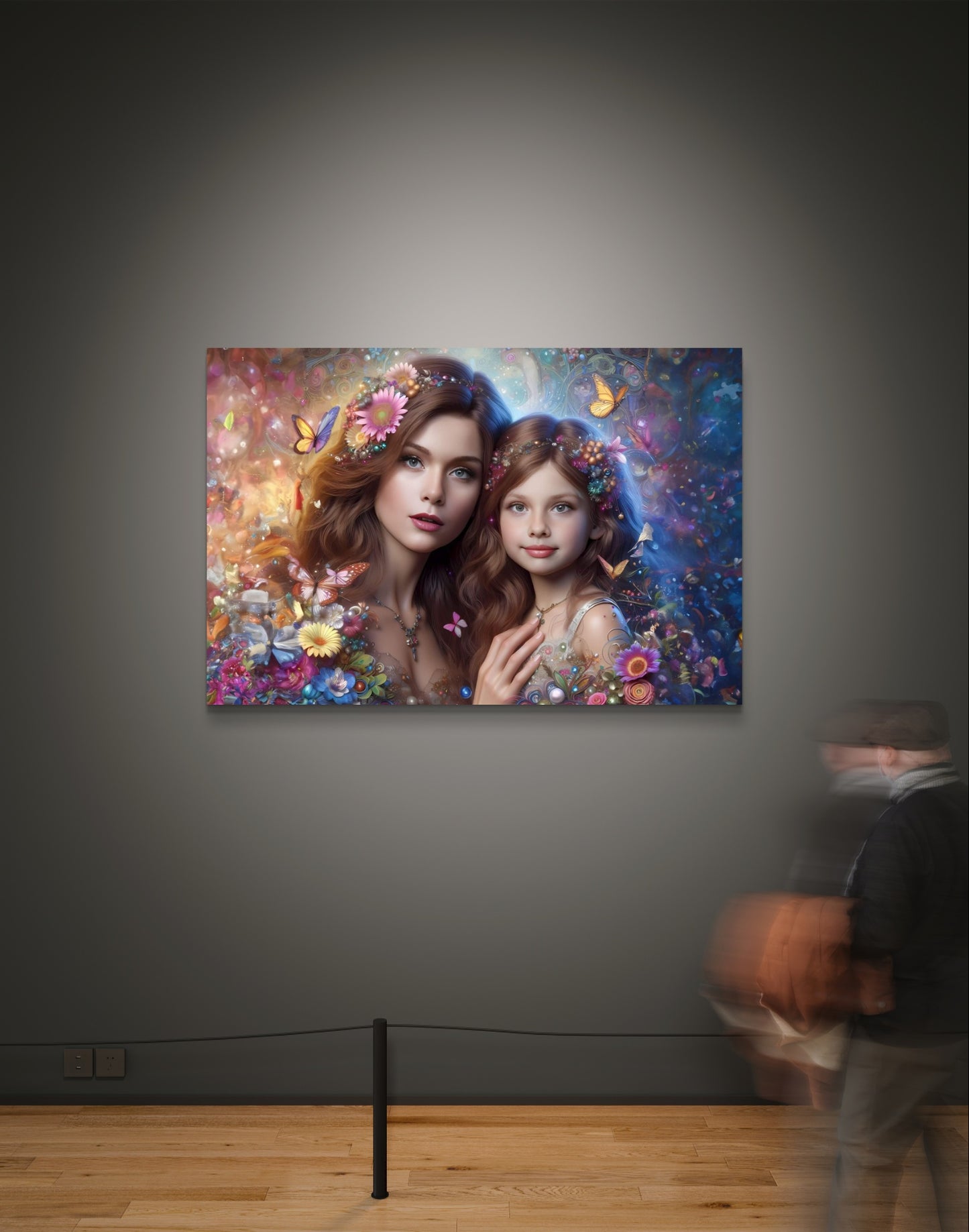 100857 LADY AND DAUGHTER