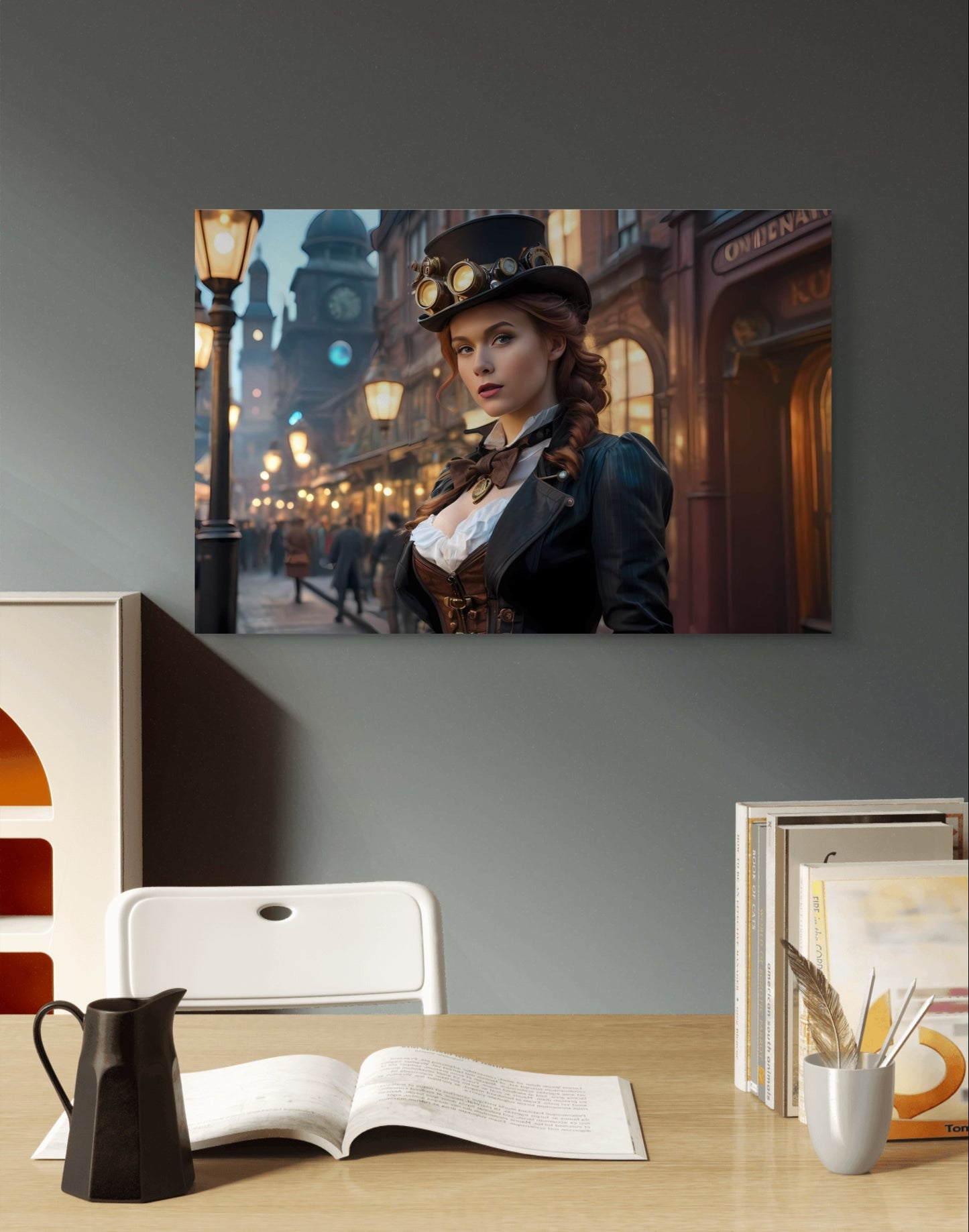 100860 STEAMPUNK VICTORIAN SUIT LADY