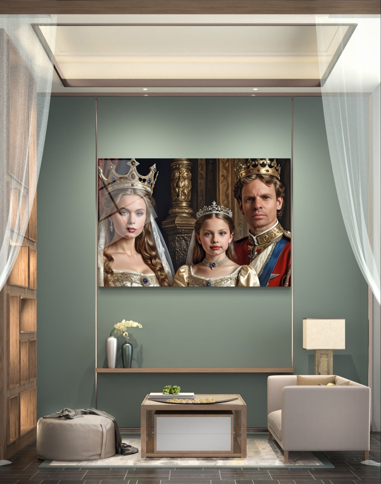 100870 QUEEN, PRINCESS AND KING