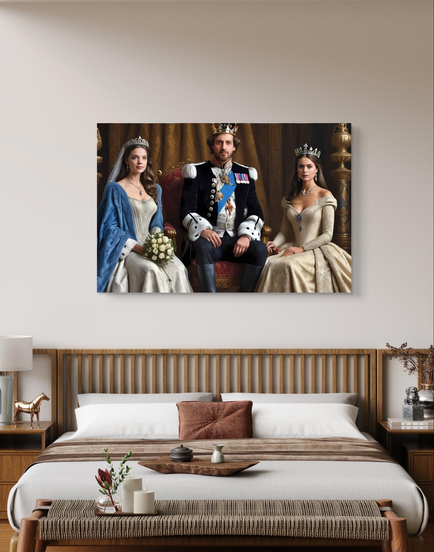 100871 QUEEN, KING AND PRINCESS