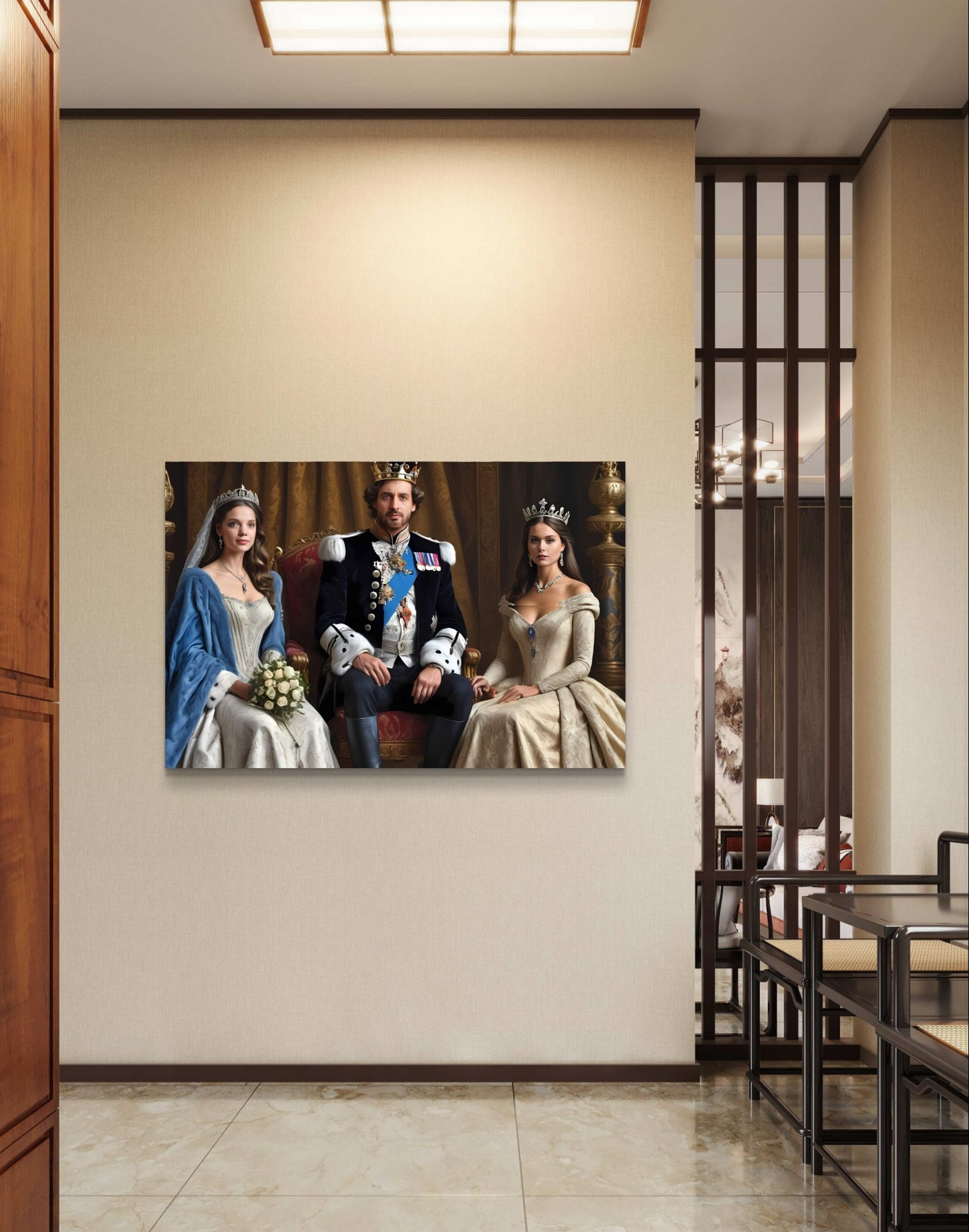 100871 QUEEN, KING AND PRINCESS