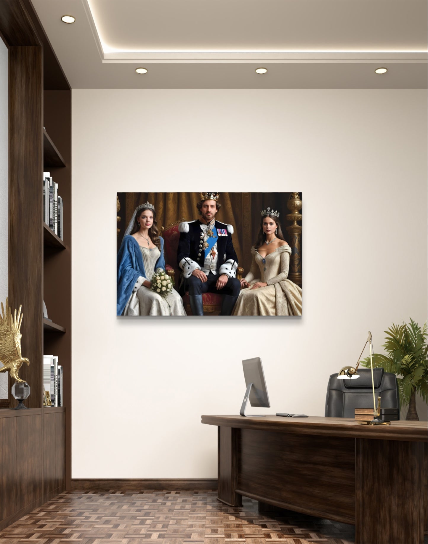 100871 QUEEN, KING AND PRINCESS