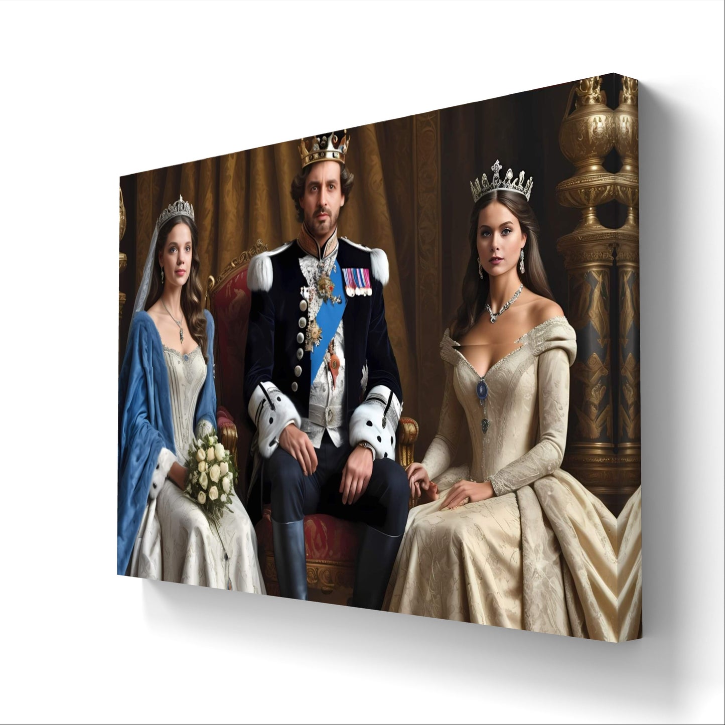 100871 QUEEN, KING AND PRINCESS