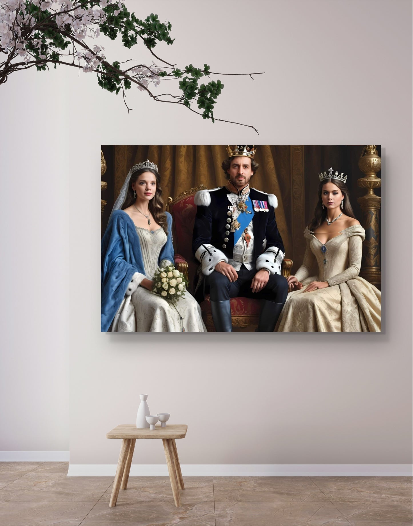 100871 QUEEN, KING AND PRINCESS
