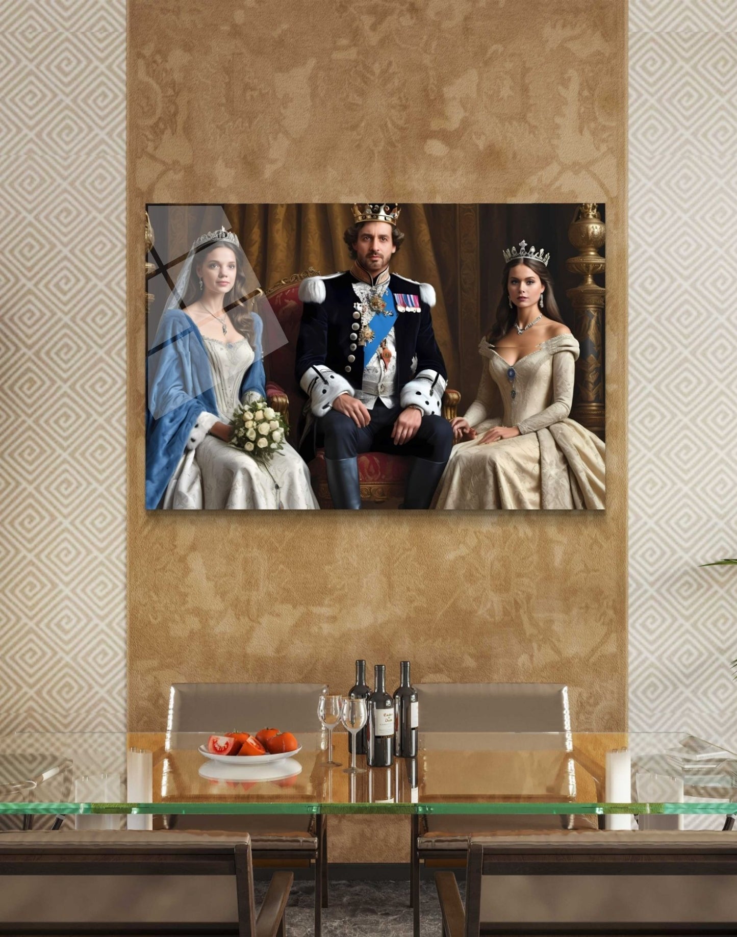 100871 QUEEN, KING AND PRINCESS