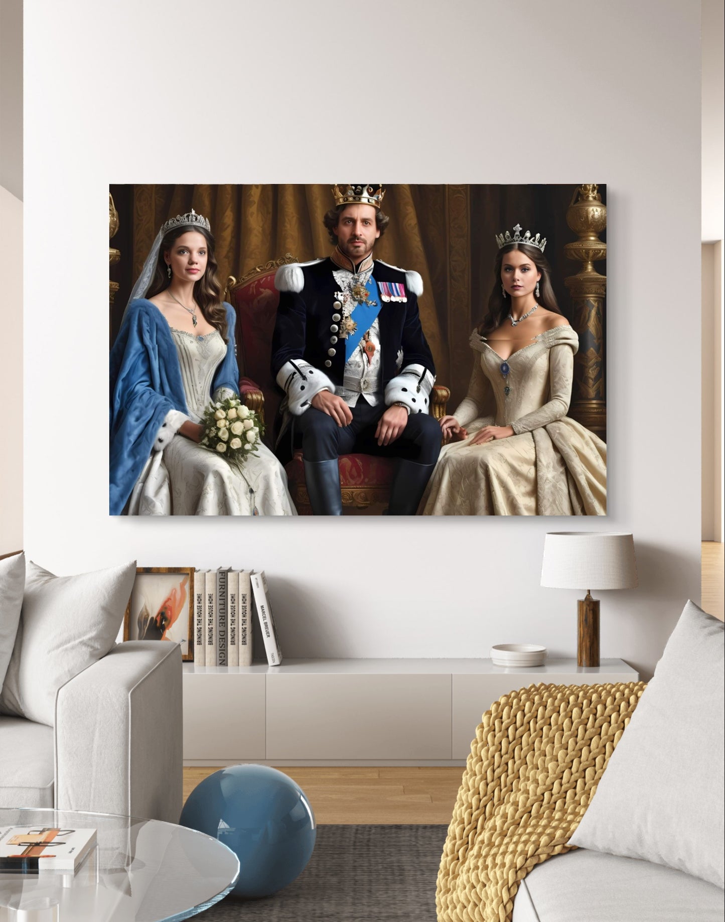 100871 QUEEN, KING AND PRINCESS