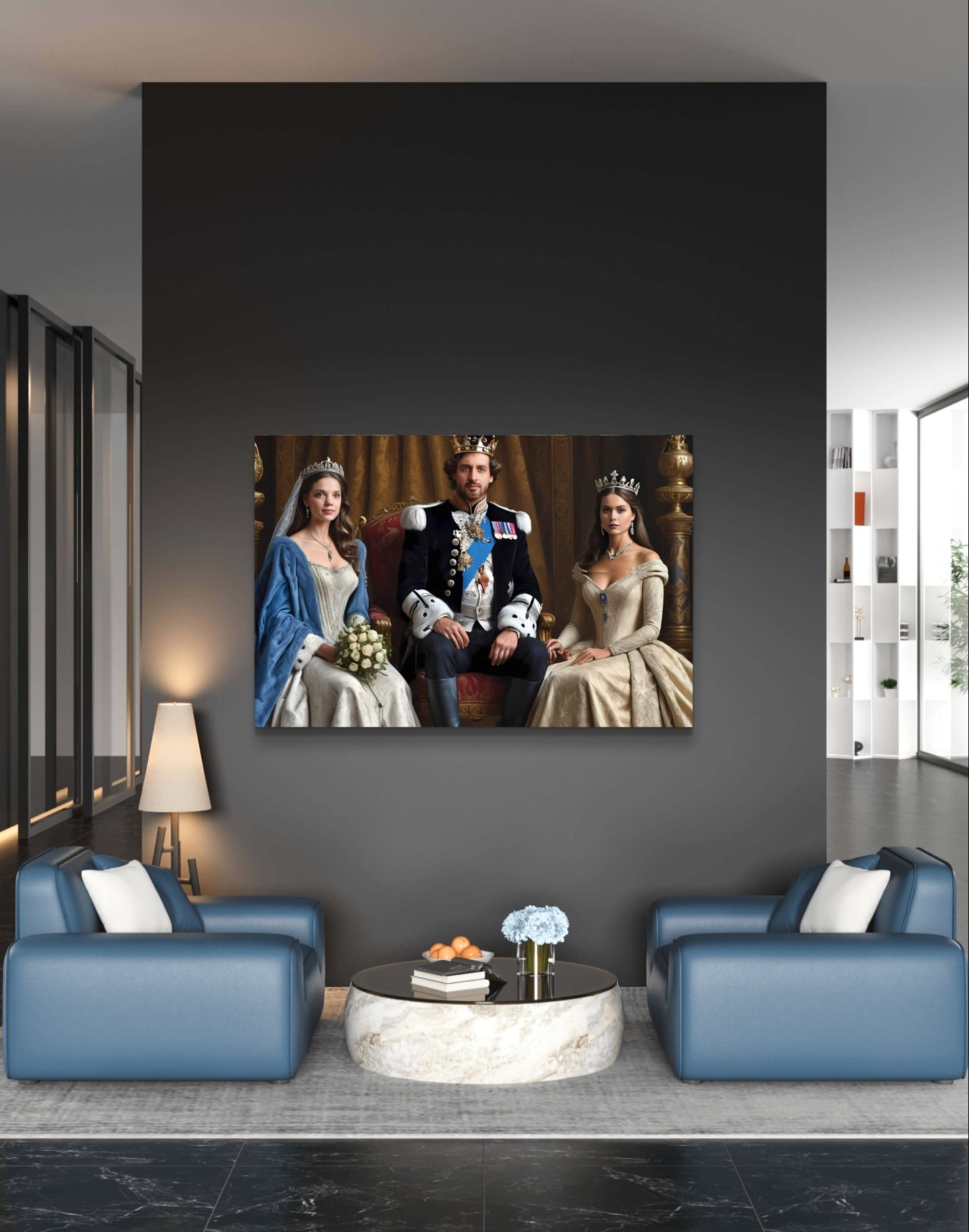 100871 QUEEN, KING AND PRINCESS