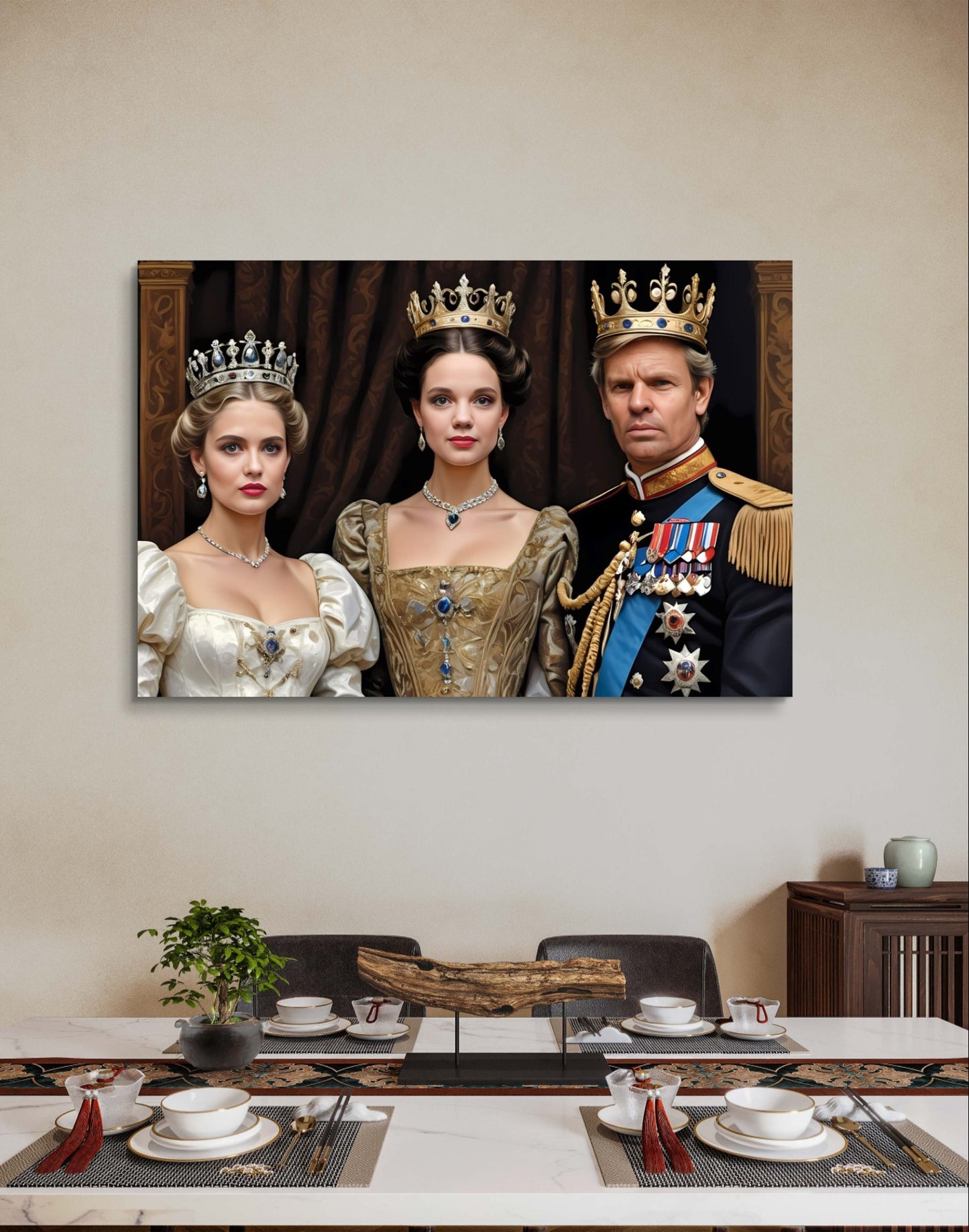 100873 PRINCESS, QUEEN AND KING