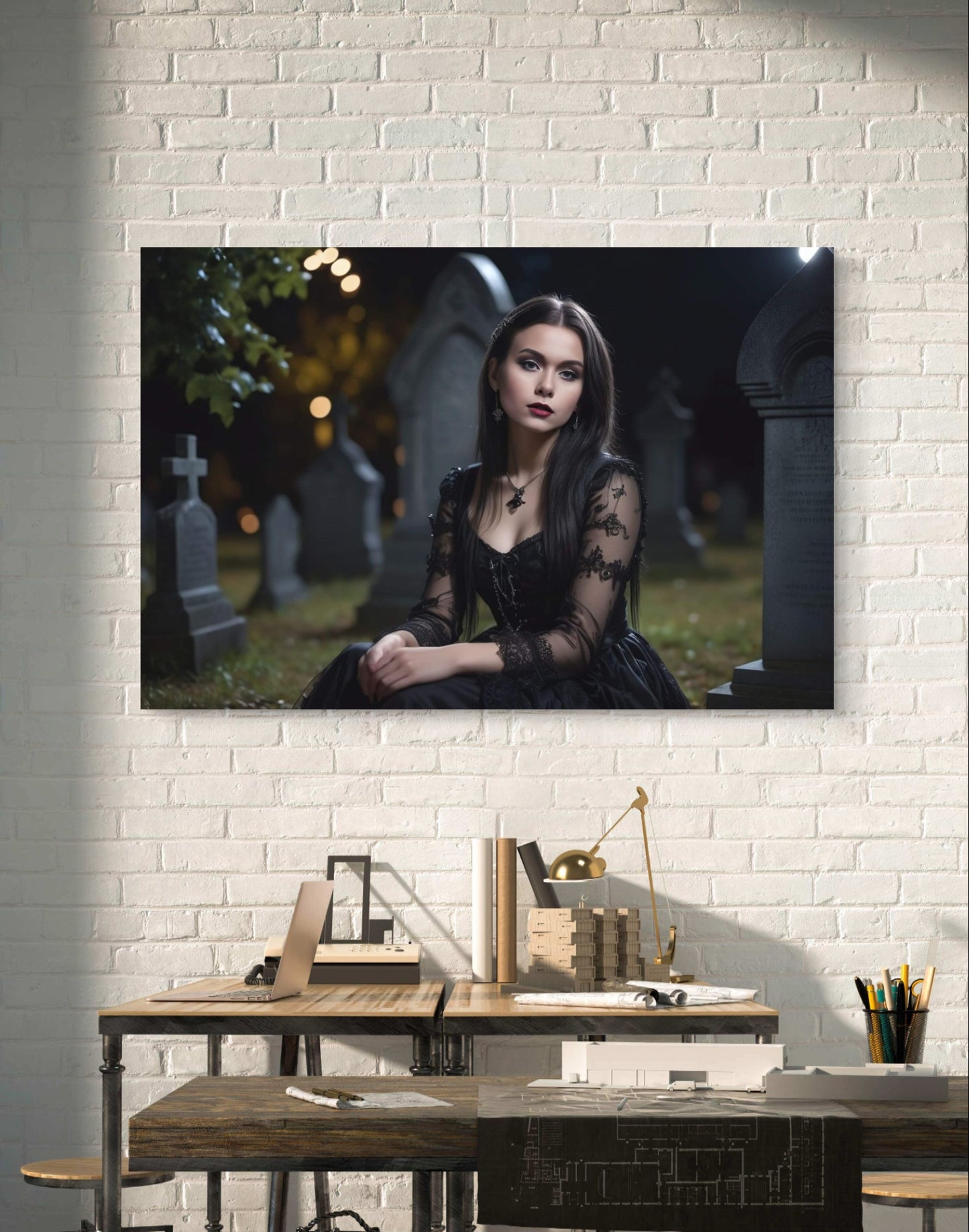100882 TOMBSTONES LADY