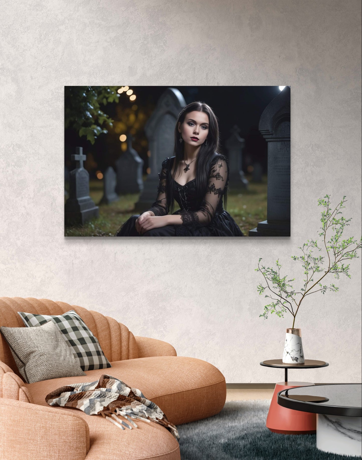 100882 TOMBSTONES LADY