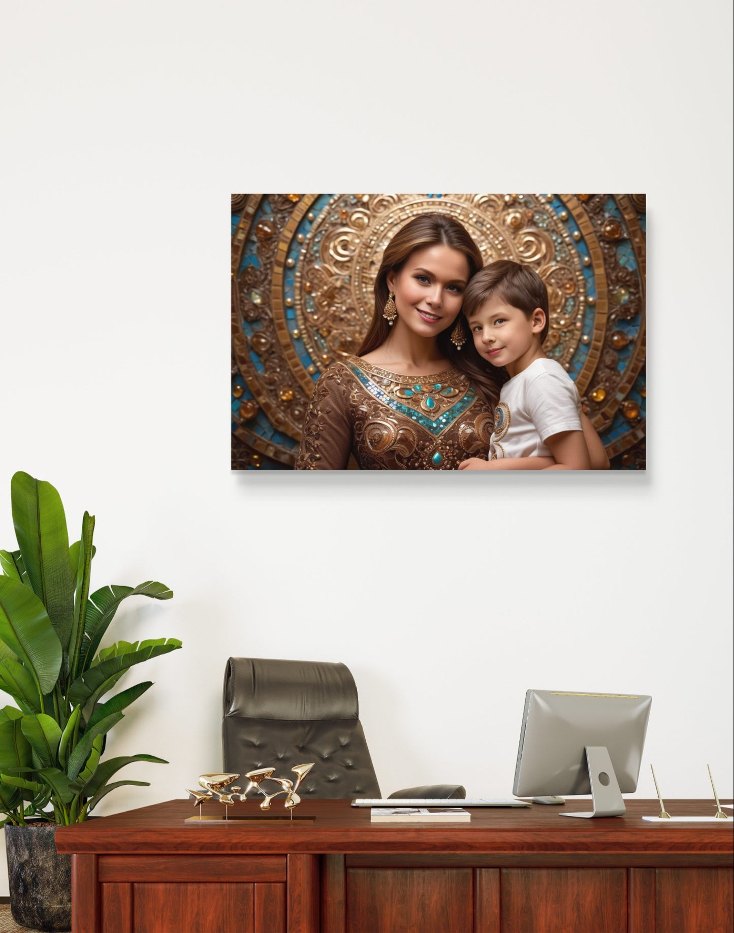 100917 A BEAUTIFUL MOM AND SON