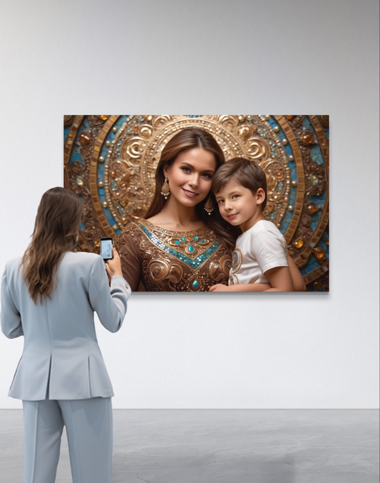 100917 A BEAUTIFUL MOM AND SON