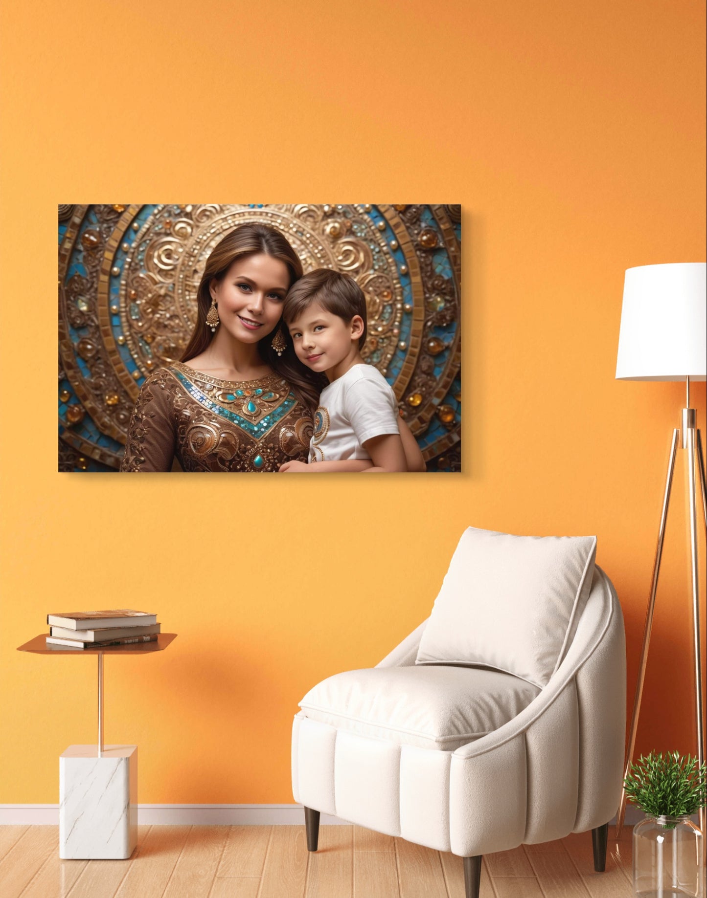 100917 A BEAUTIFUL MOM AND SON