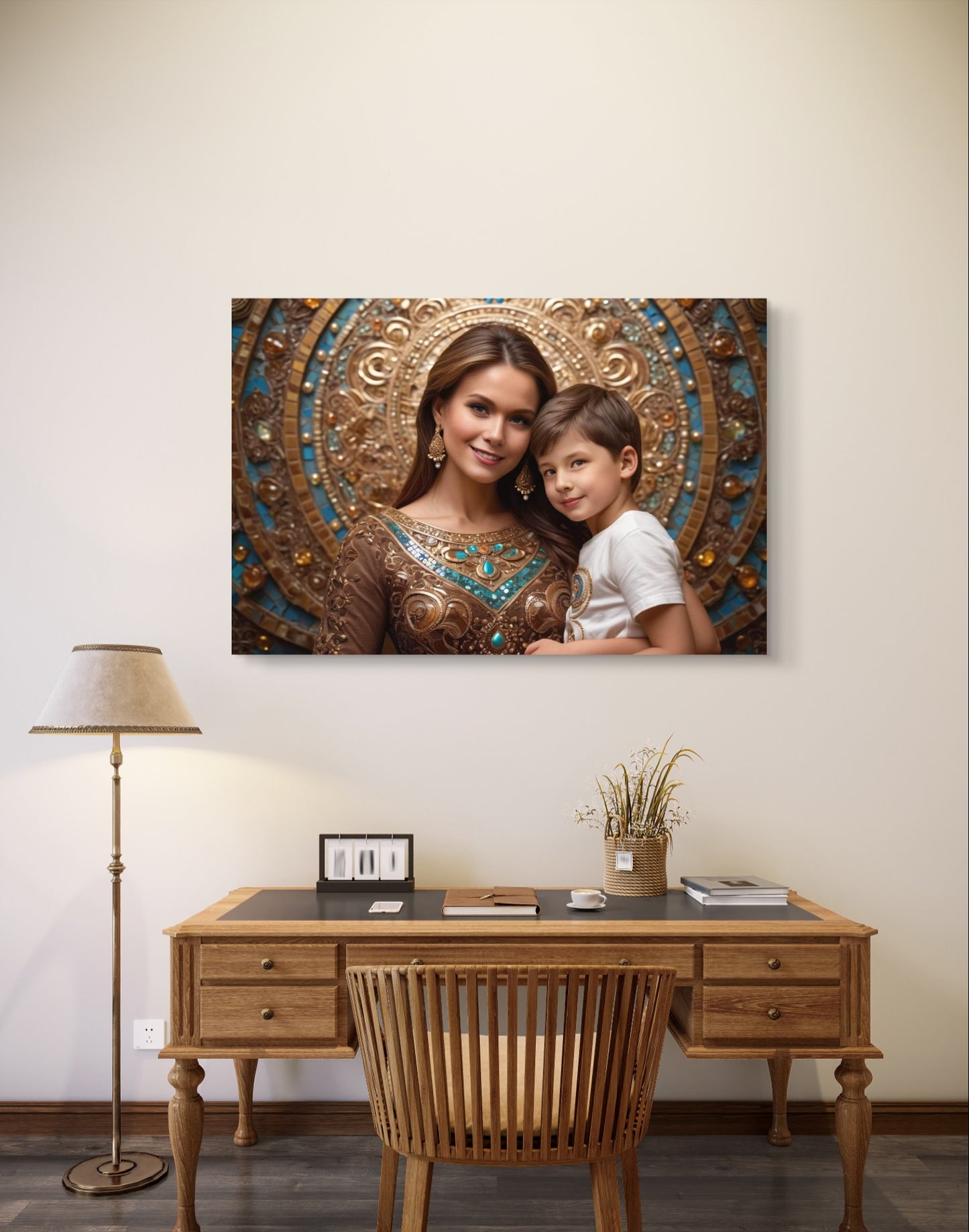 100917 A BEAUTIFUL MOM AND SON