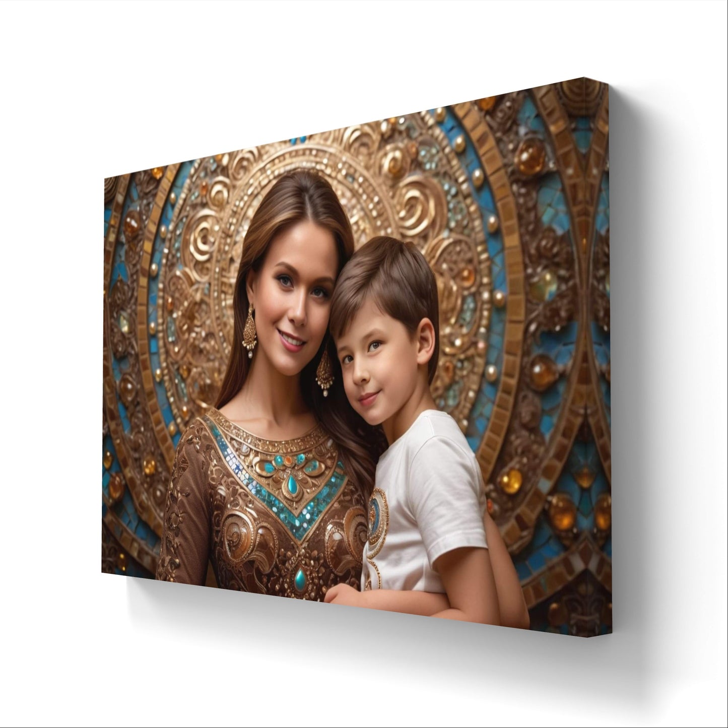 100917 A BEAUTIFUL MOM AND SON