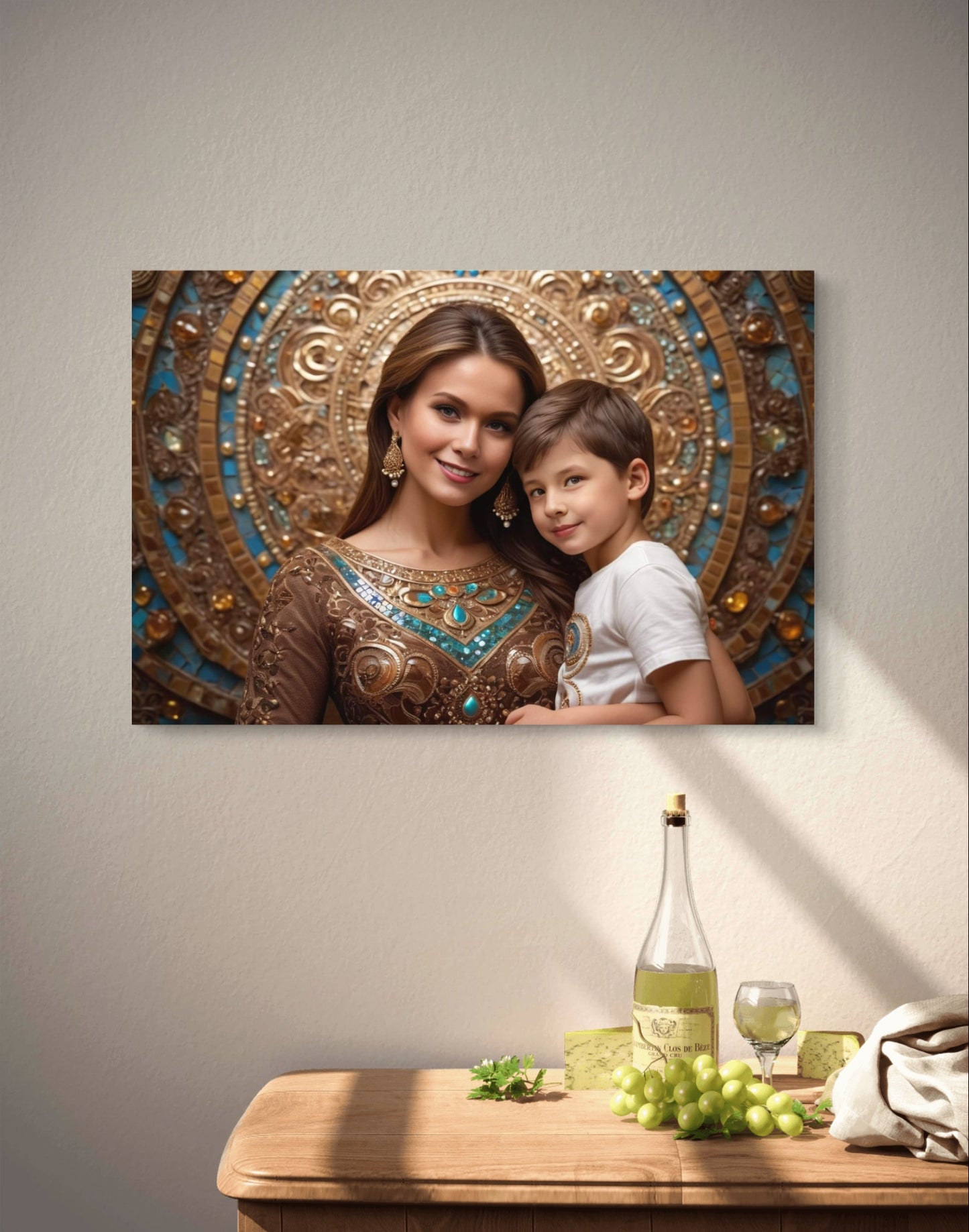 100917 A BEAUTIFUL MOM AND SON