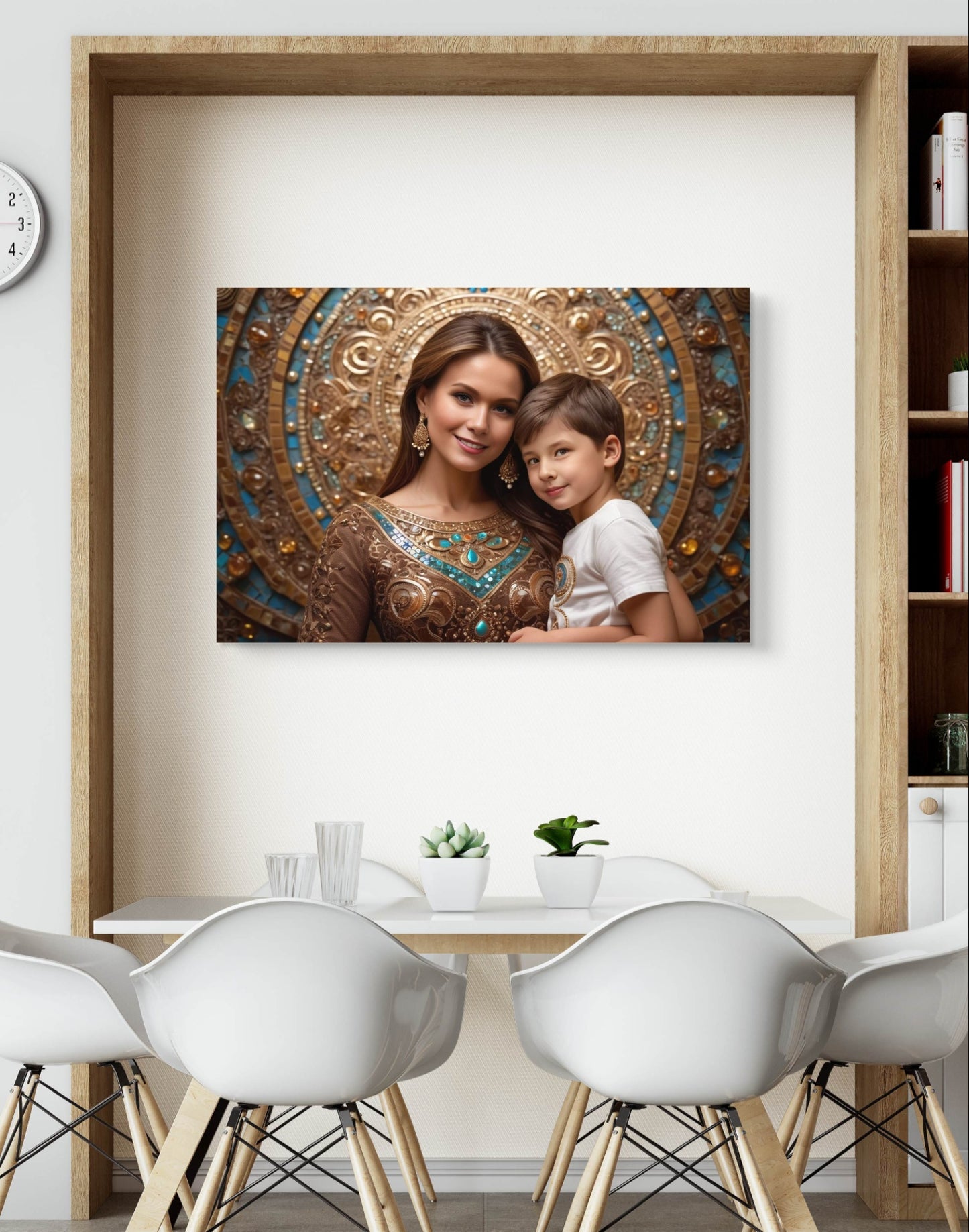 100917 A BEAUTIFUL MOM AND SON