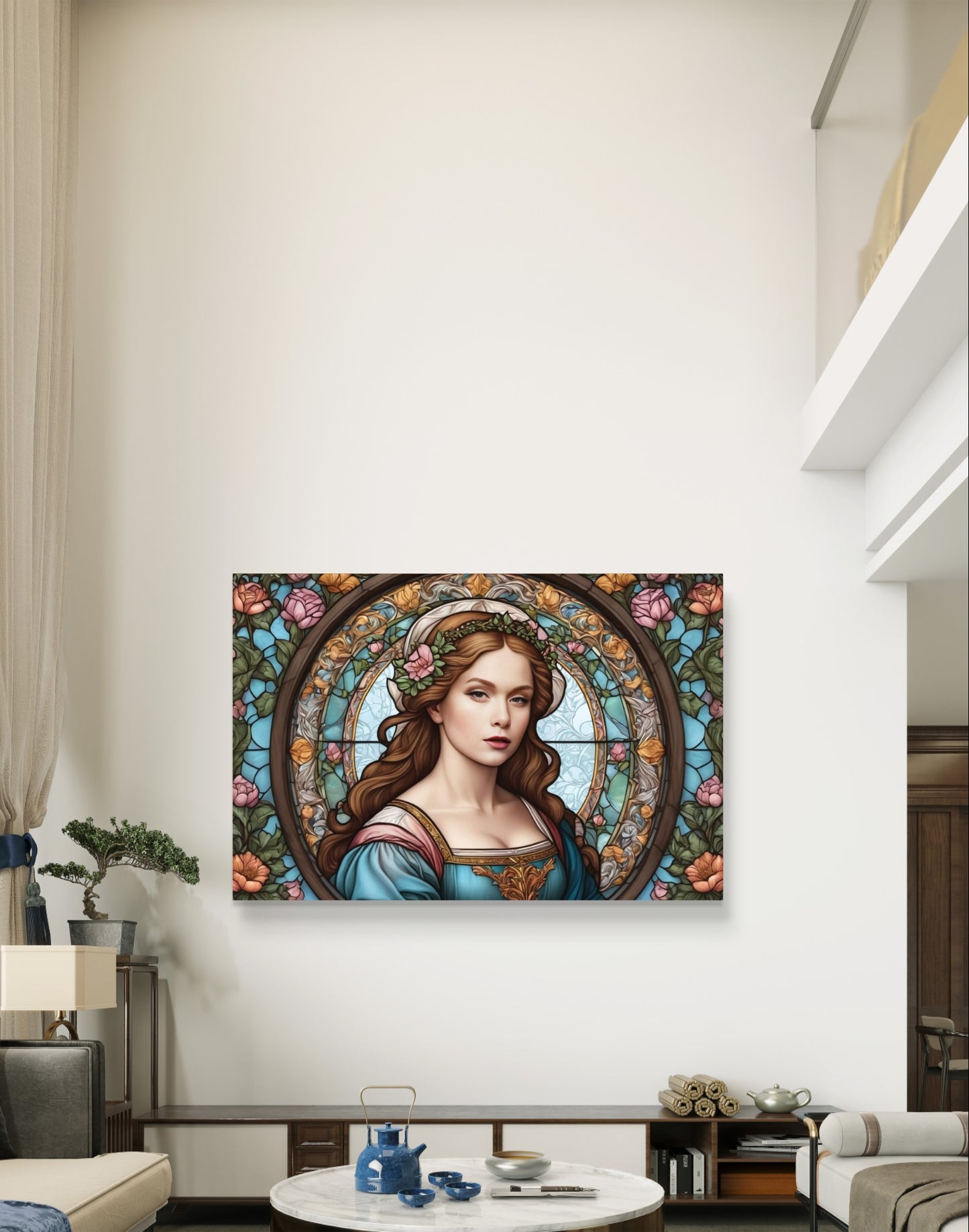 101010 STAINED GLASS LADY
