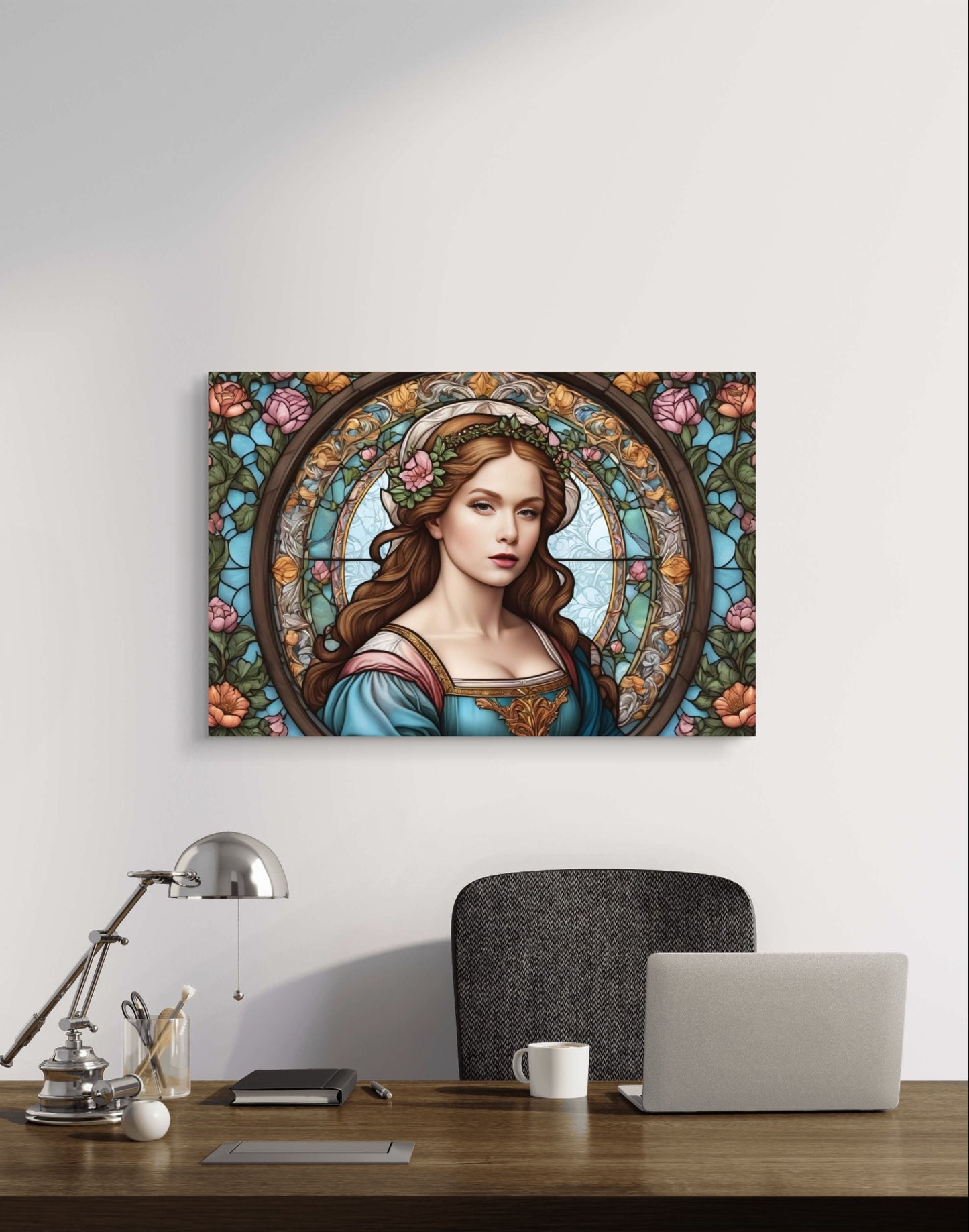 101010 STAINED GLASS LADY