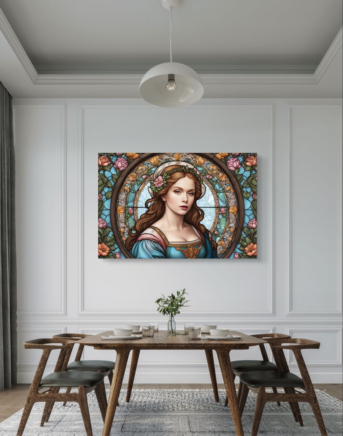 101010 STAINED GLASS LADY
