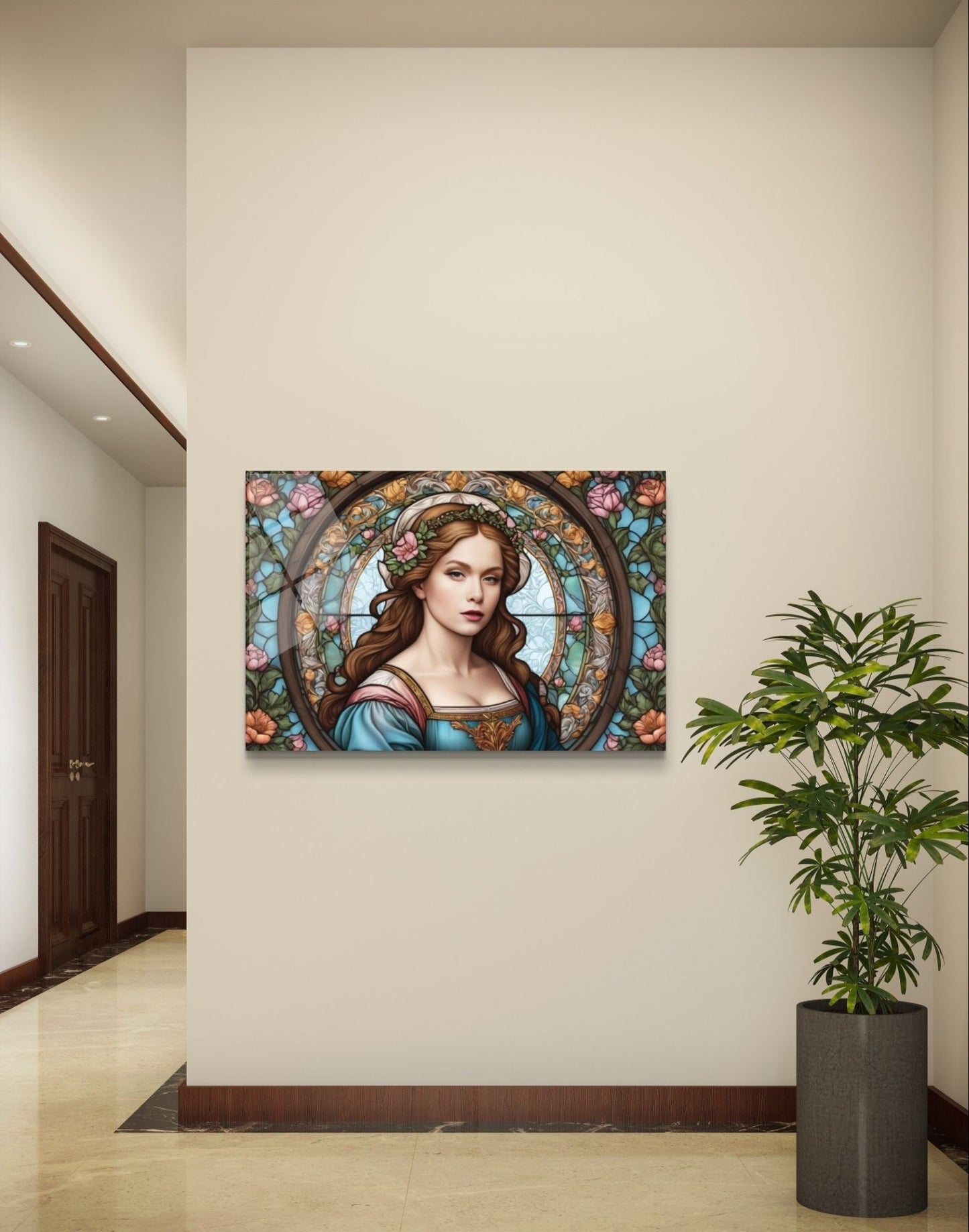 101010 STAINED GLASS LADY