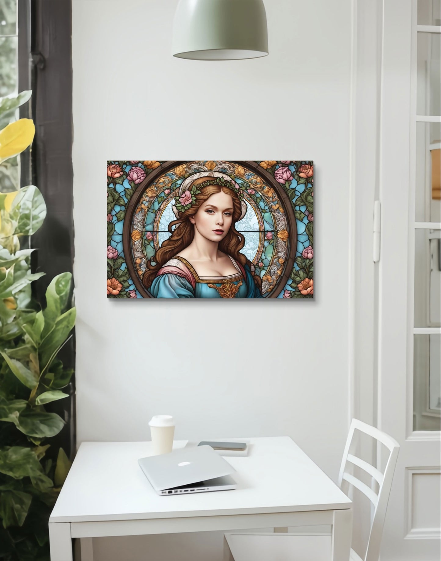 101010 STAINED GLASS LADY