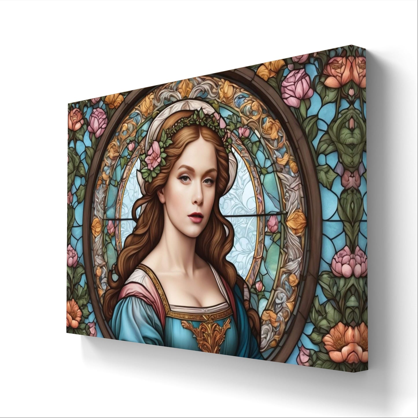 101010 STAINED GLASS LADY