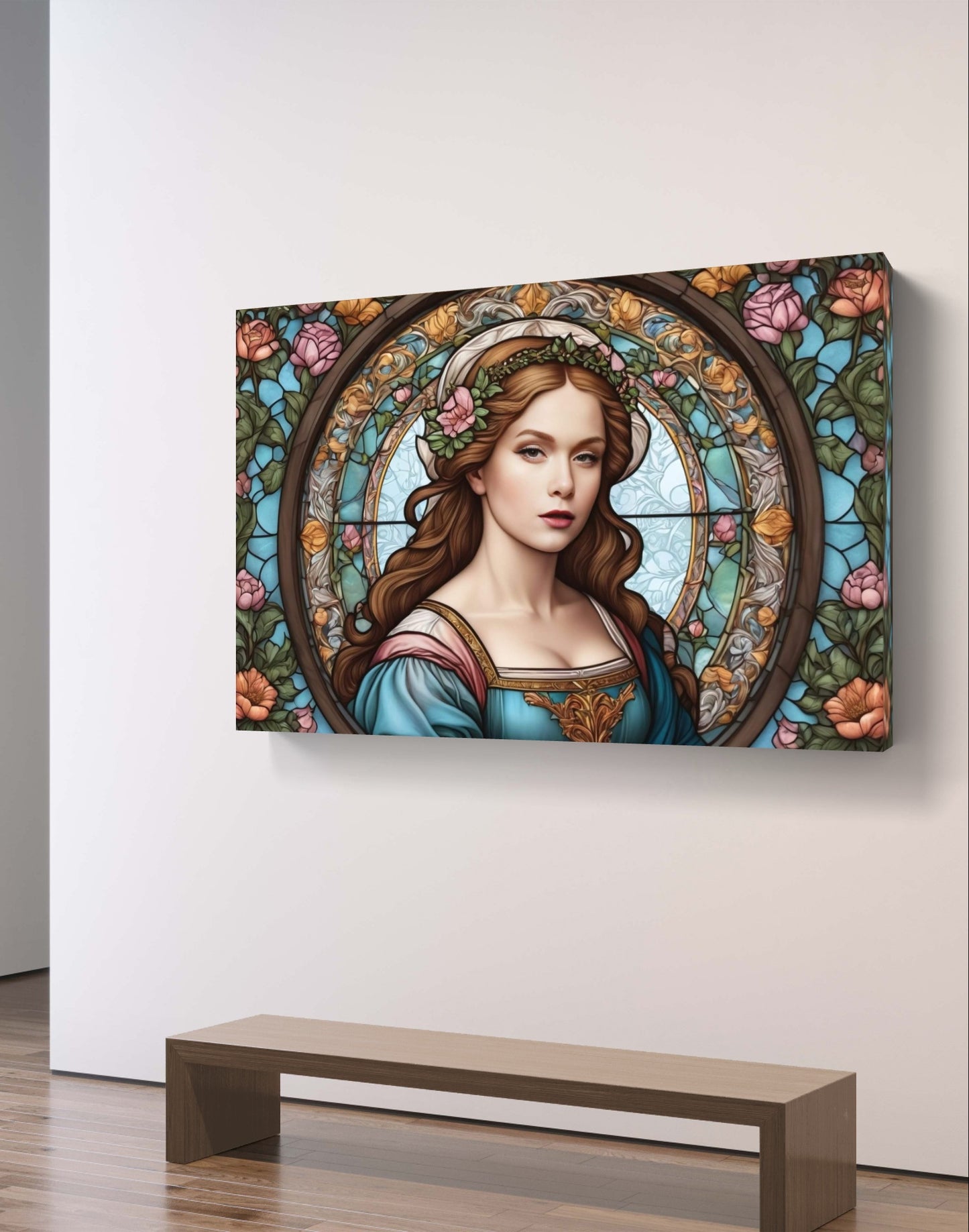 101010 STAINED GLASS LADY