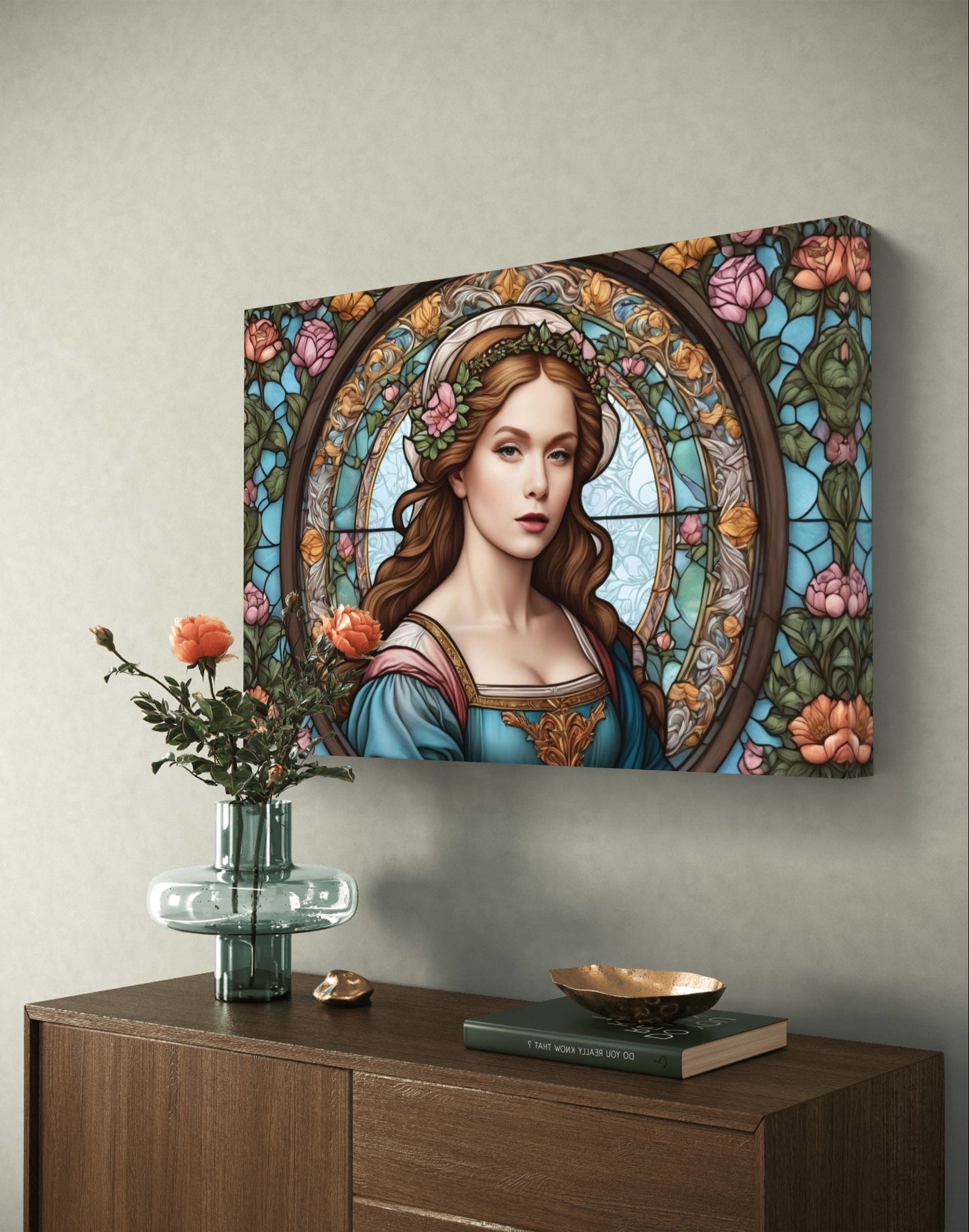 101010 STAINED GLASS LADY