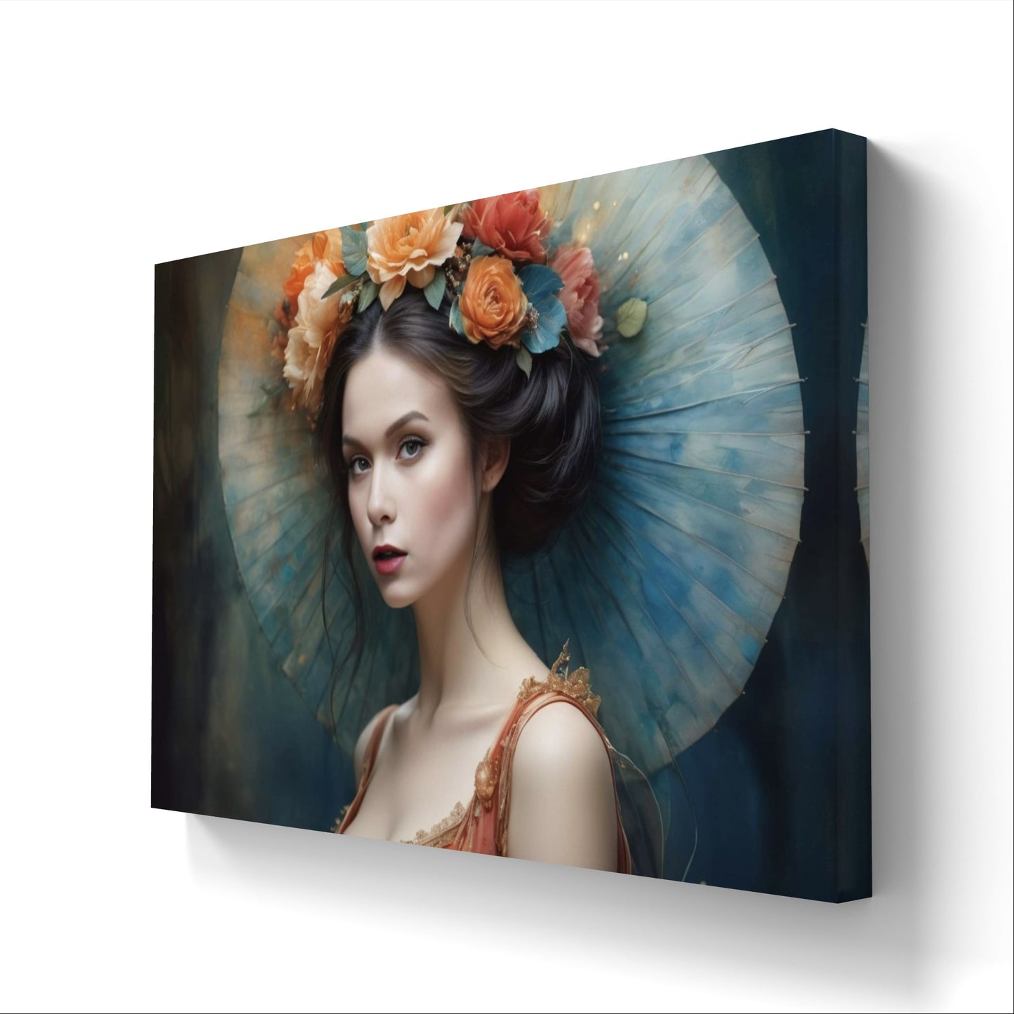 101033 FLOWERS LADY