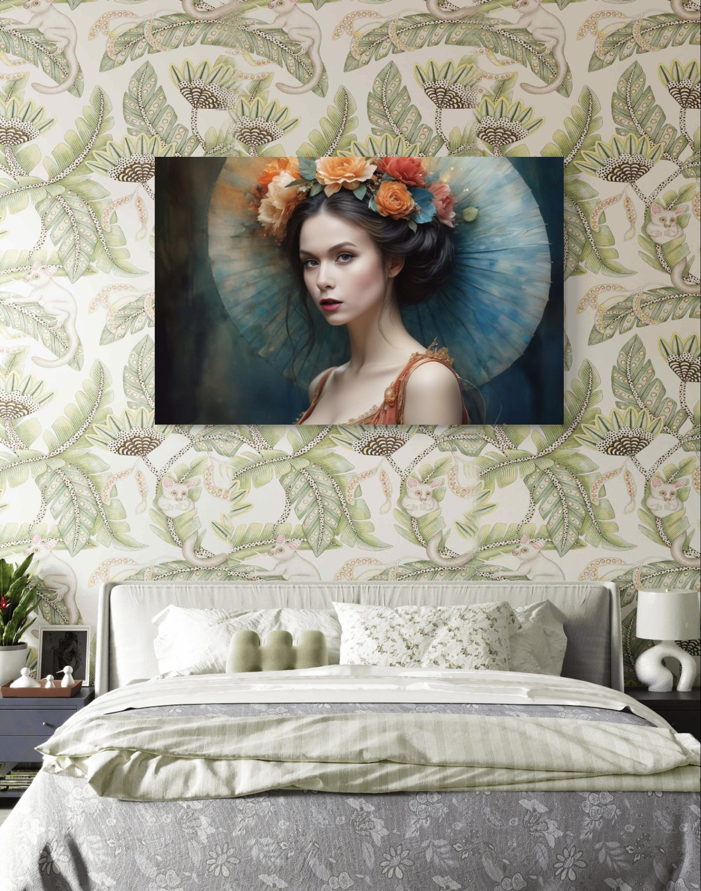 101033 FLOWERS LADY