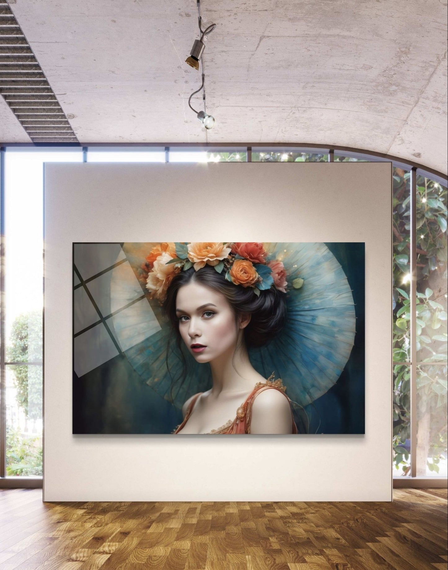 101033 FLOWERS LADY