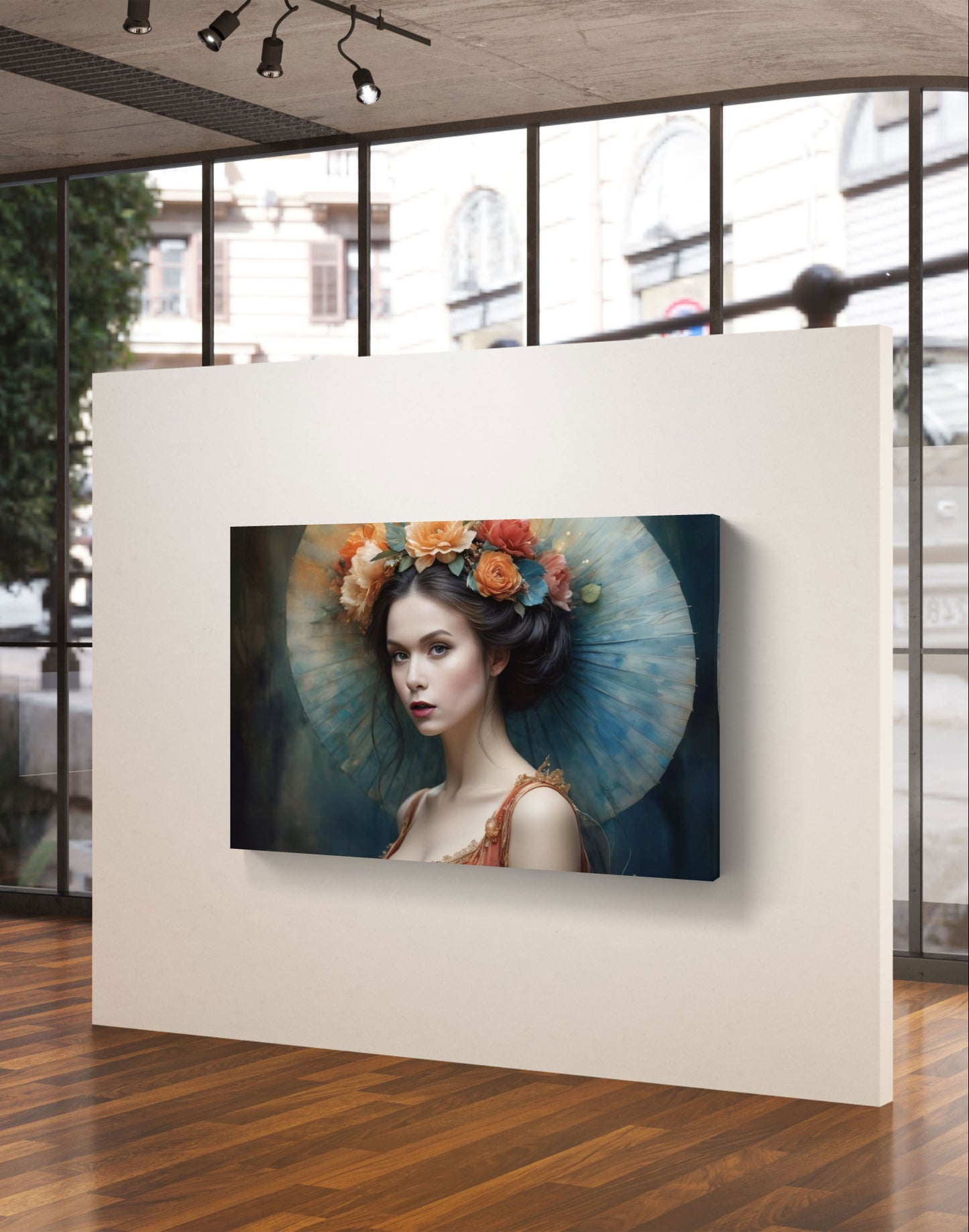 101033 FLOWERS LADY