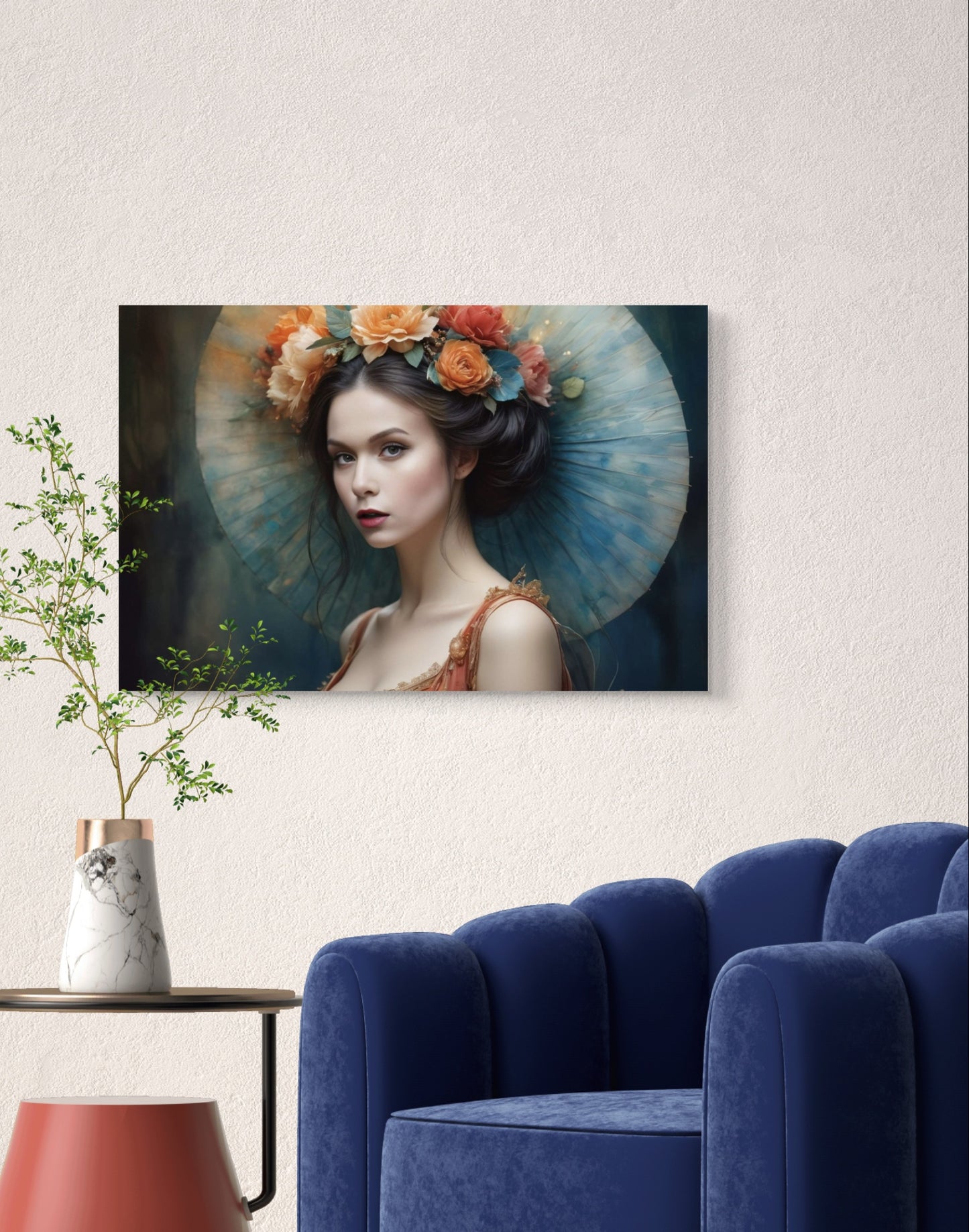 101033 FLOWERS LADY