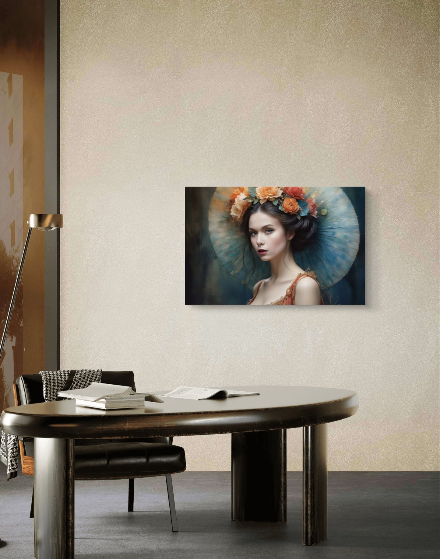 101033 FLOWERS LADY