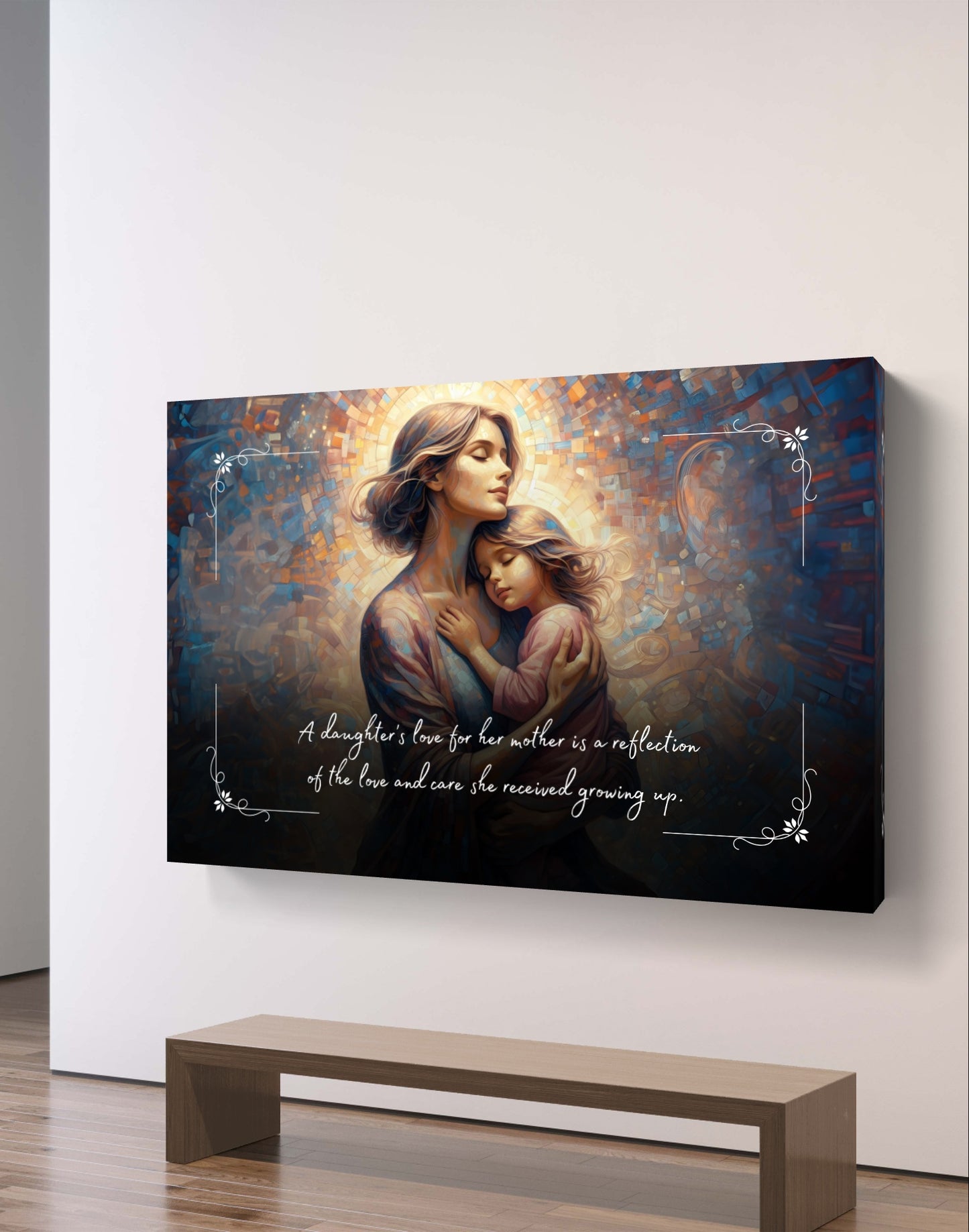 100561 A daughter’s love for her mother is a reflection of the love and care she received growing up.