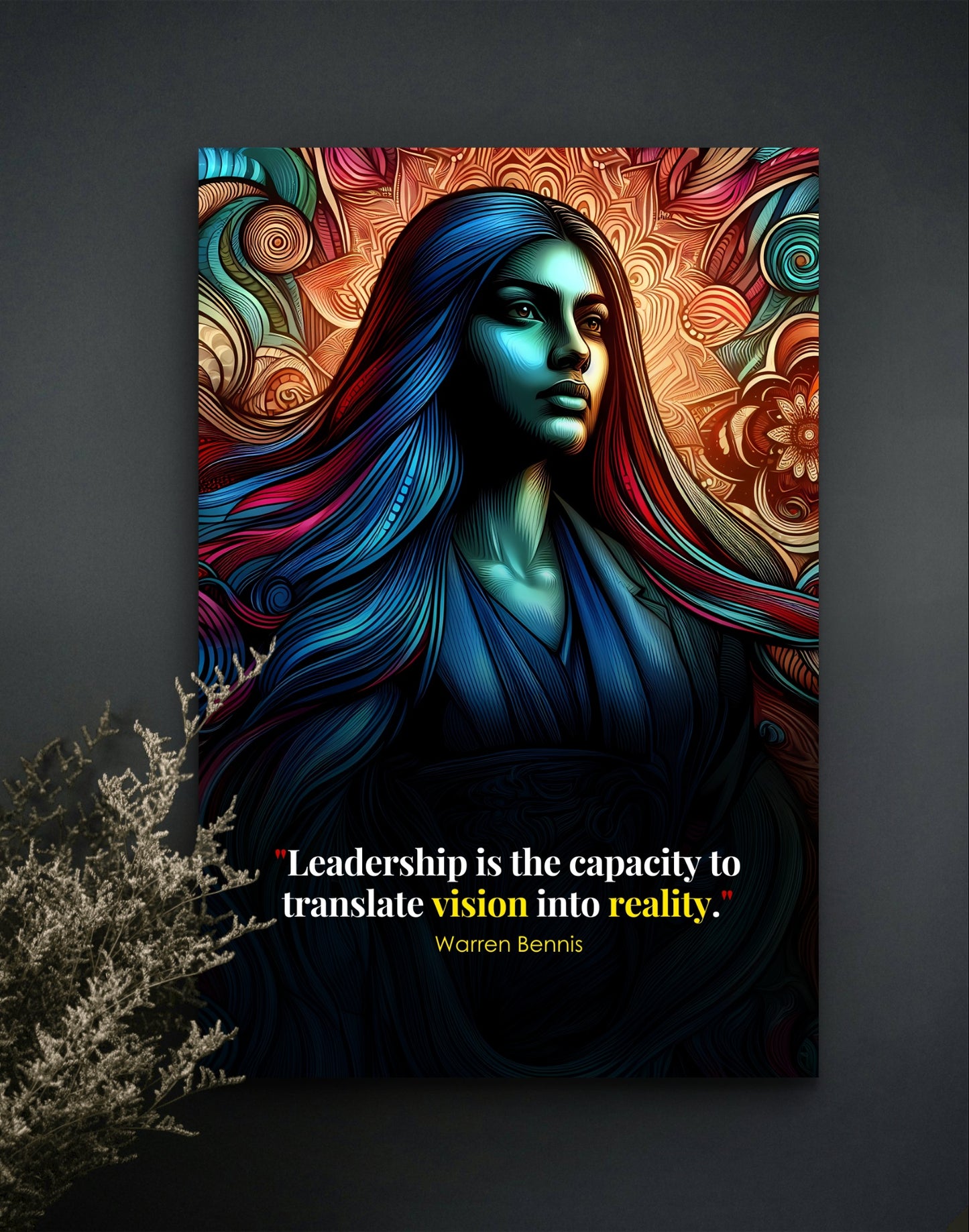 200384 Leadership is the capacity to translate vision into reality. Warren Bennis.