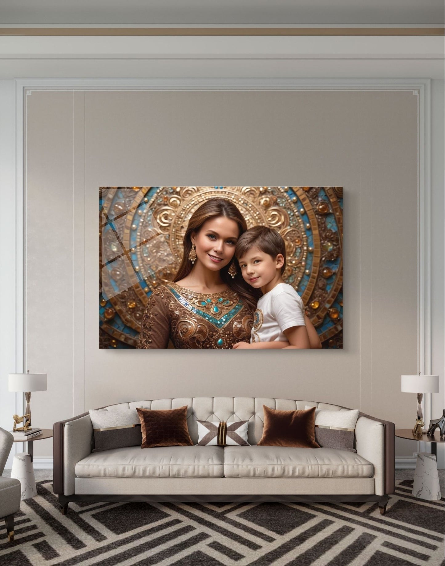 100917 A BEAUTIFUL MOM AND SON