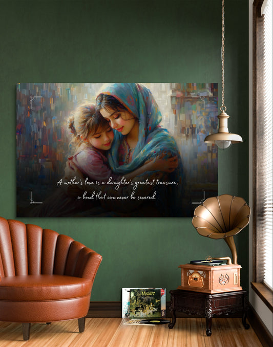 100563 A mother’s love is a daughter’s greatest treasure, a bond that can never be severed.