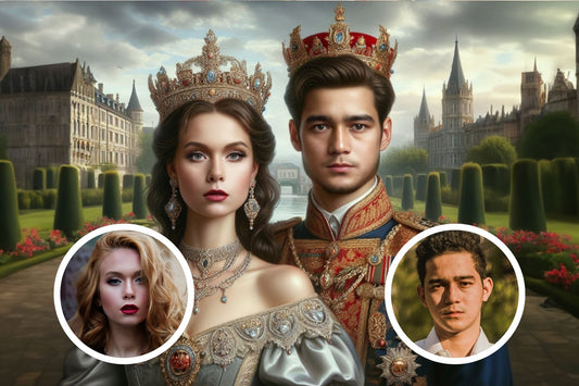 100836 QUEEN AND KING
