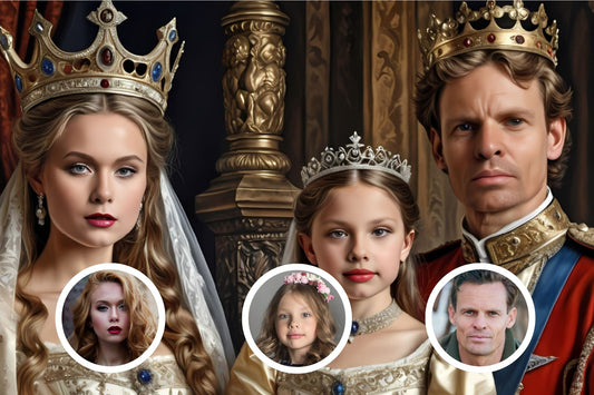100870 QUEEN, PRINCESS AND KING