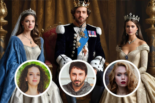 100871 QUEEN, KING AND PRINCESS