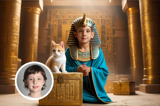 100878 EGYPTIAN TEMPLE CHILD