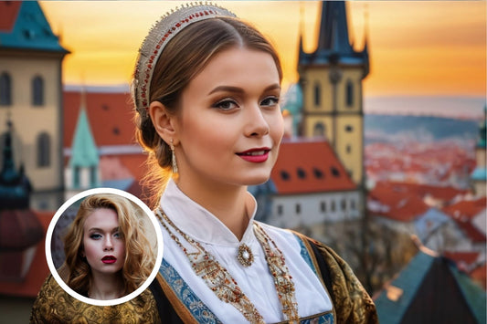 100887 UKRAINE INSPIRED PORTRAIT